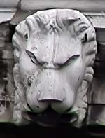 Sculpture lion du Pont