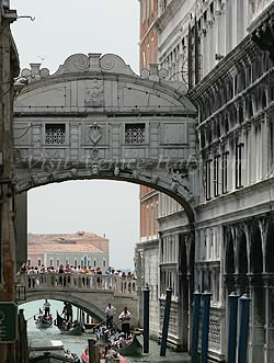 The Bridge of Sighs in Venice italy