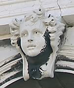 Sculpture Labia palace Venice Italy