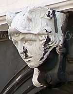 Sculpture Labia palace Venice Italy