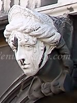 Sculpture Labia palace Venice Italy