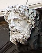 Sculpture Labia palace Venice Italy