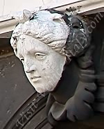 Sculpture Labia palace Venice Italy