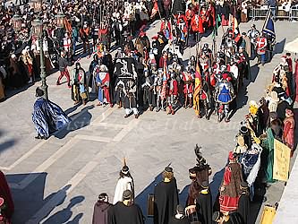 Venice carnival masks Place Saint Mark