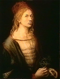 Albrecht Durer - Self-portrait 1493