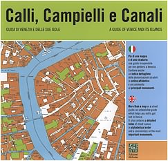 Calli Campielli e Canali, detailed map Venice italy a Venetian Must
