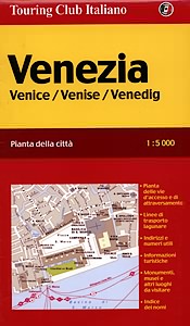 touring club italiano: The best detailed Map in Venice Italy
