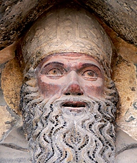 polychrome sculpture Venice Italy