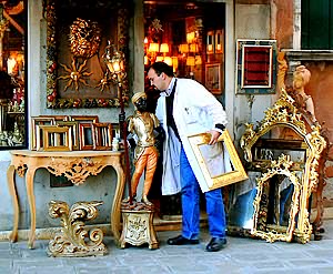 Alberto Cavalier, Gilder in Venice Italy