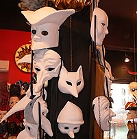 Venetian masks Ca ' Macana Venice Italy