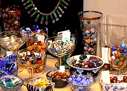 Glass pearls of Murano Ciccilan