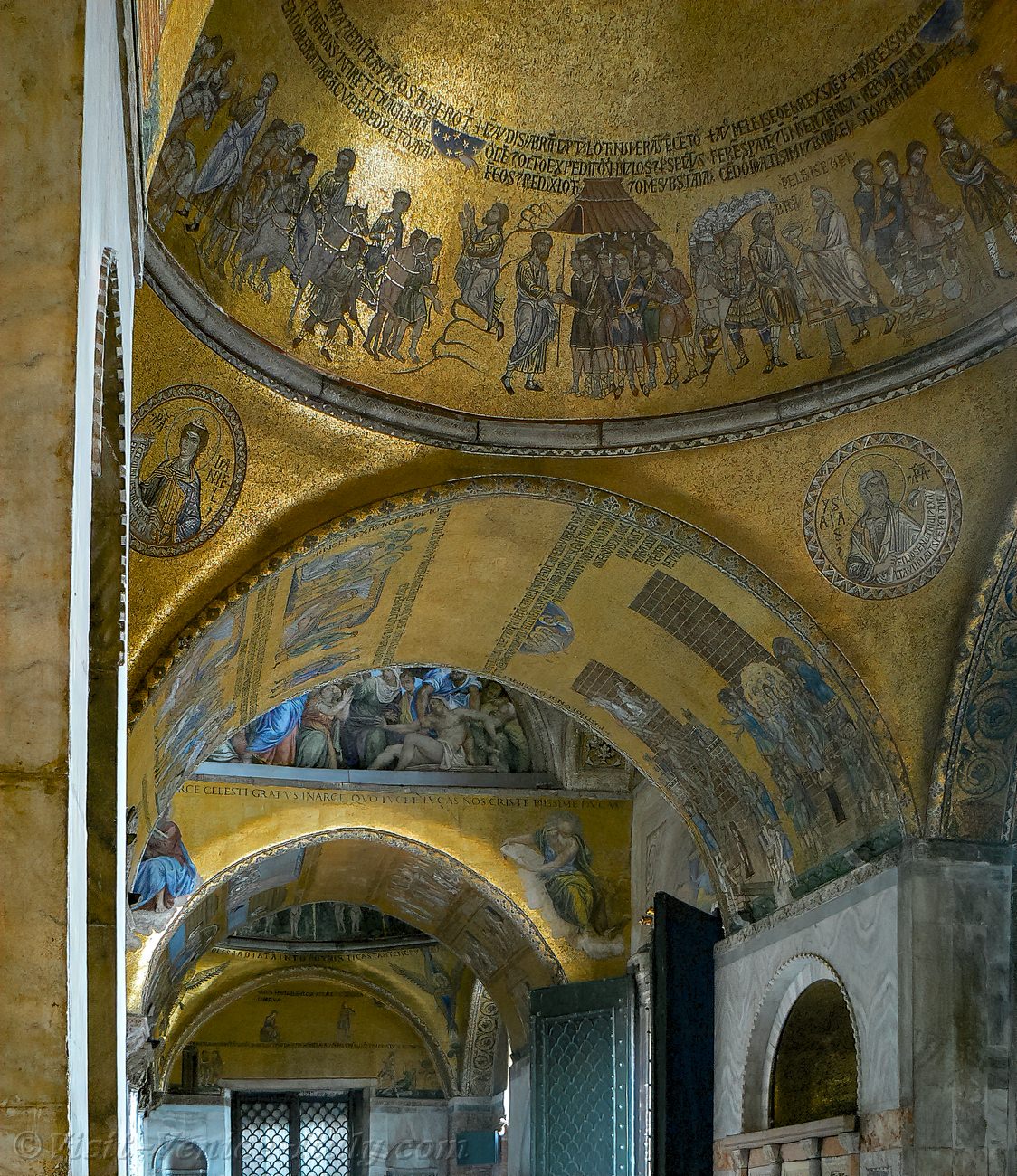 Saint-Mark Gold Basilica Venice Italy Body of the Evangelist