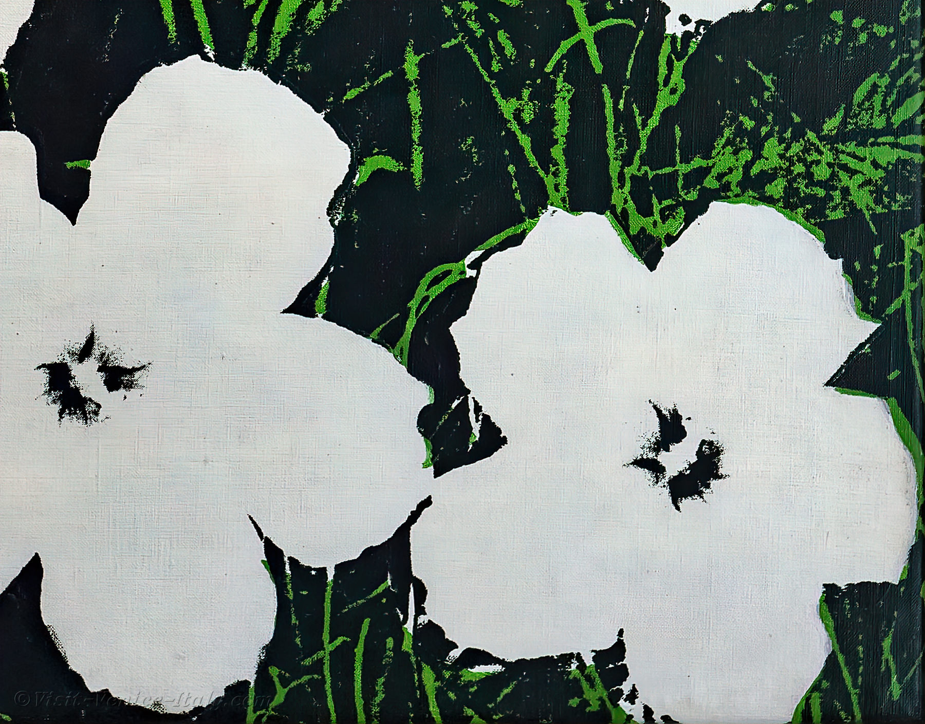 Andy Warhol Flowers Peggy Guggenheim Collection Venice Italy