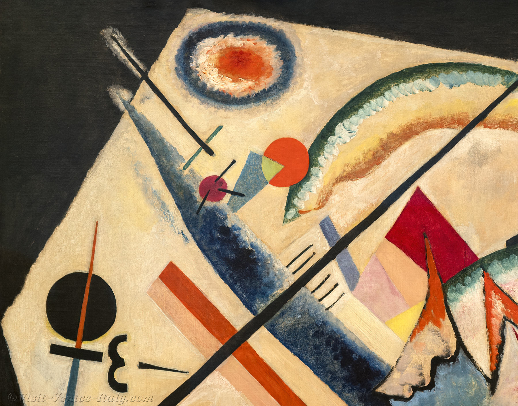 Vasily Kandinsky White Cross Peggy Guggenheim Venice Italy