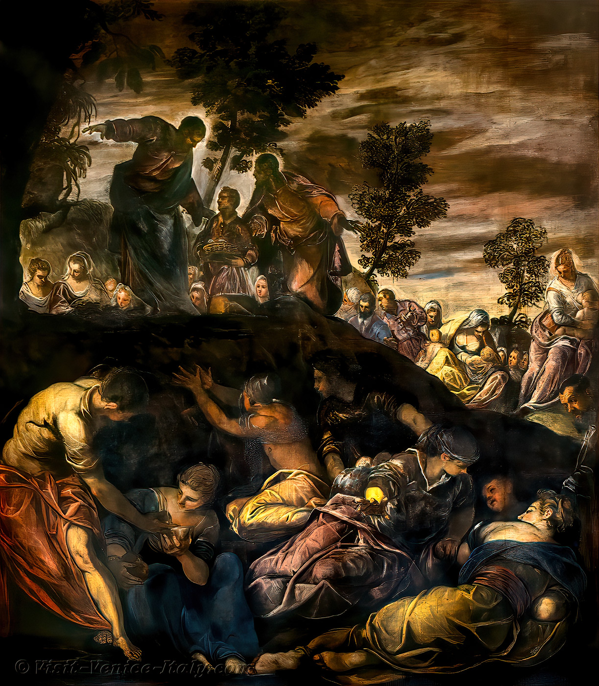 Tintoretto Adoration of the Shepherds Temptation of Christ
