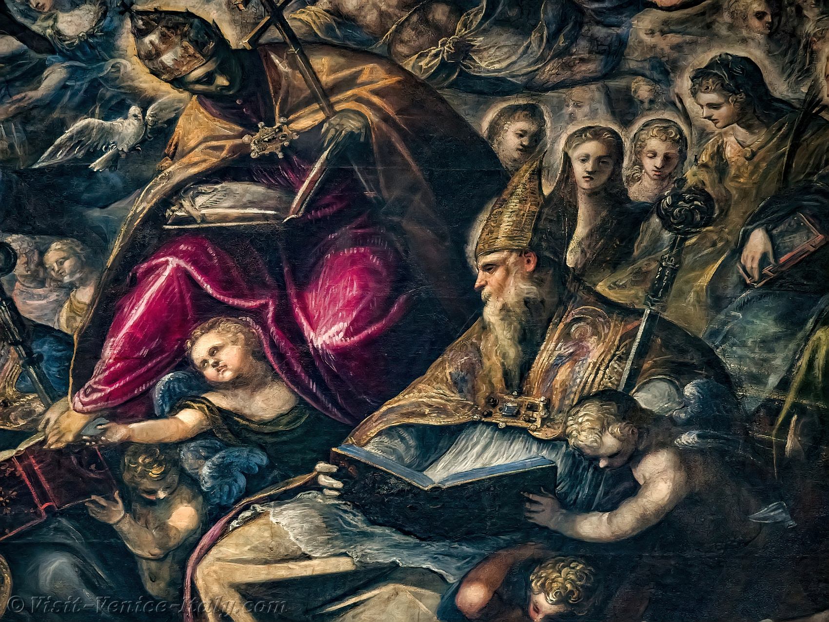 Jacopo Robusti Tintoretto Paradise at Venice Doge's Palace