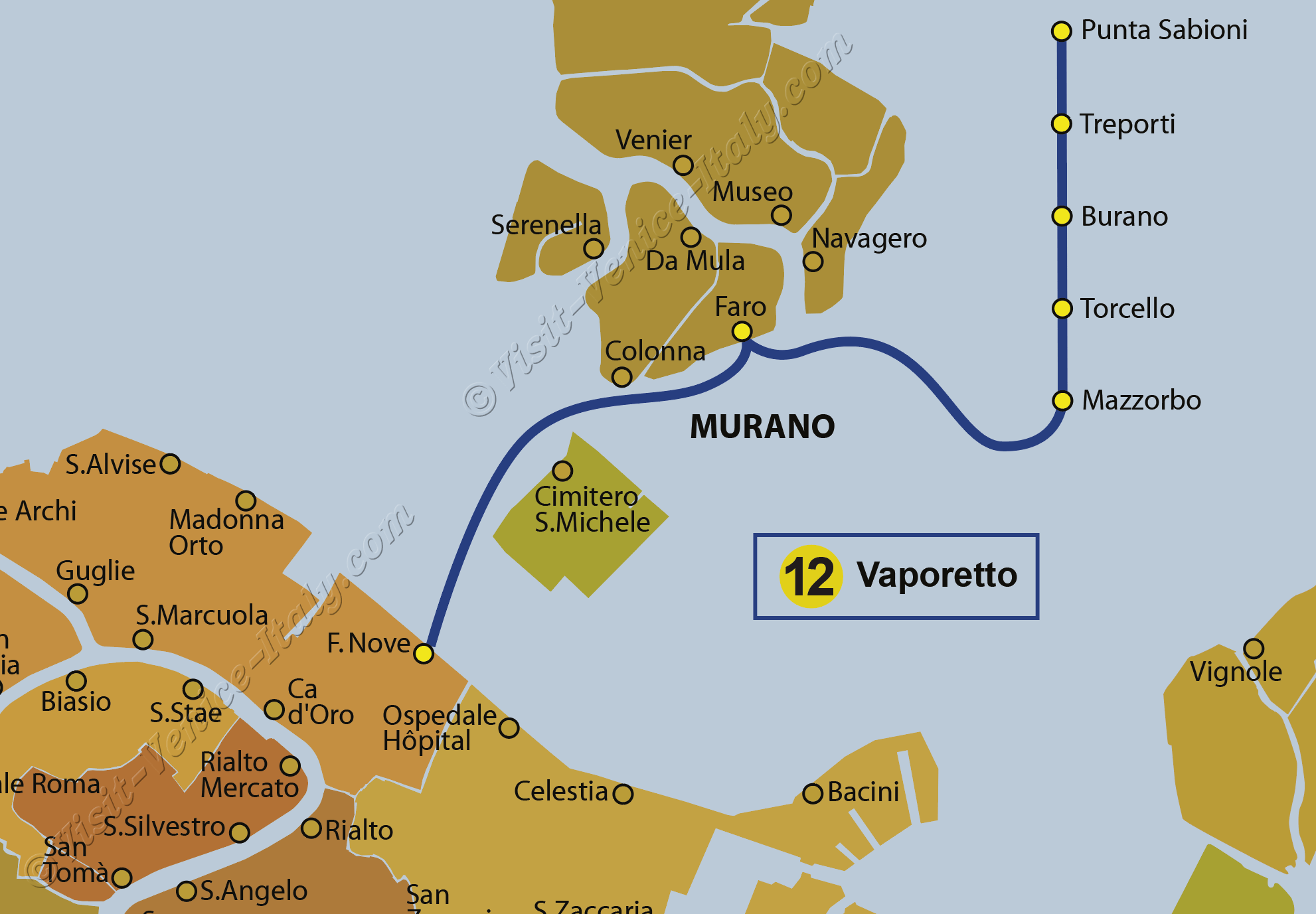 Vaporetto cheap linea 2